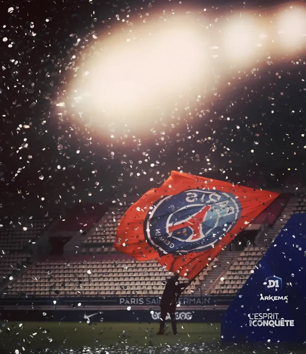 والپیپر پاریس سن ژرمن از ورزشگاه پارک د پرنس