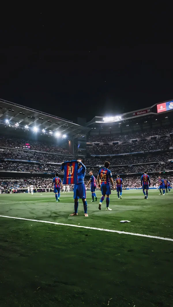 والپیپر Barcelona اسطوره باشگاه لیونل مسی