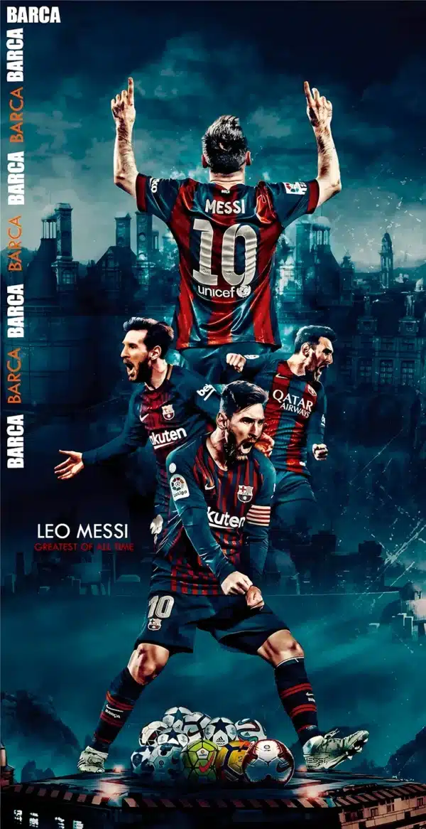 والپیپر Barcelona اسطوره باشگاه لیونل مسی