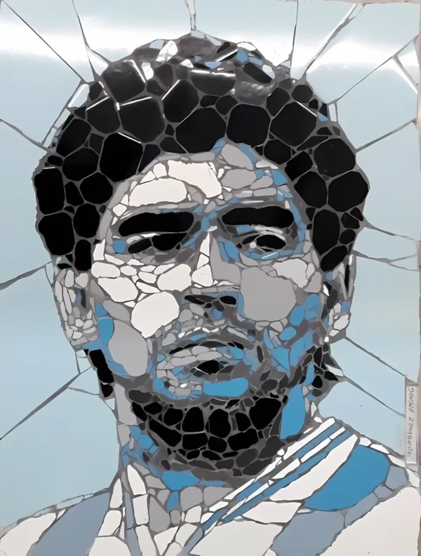 والپیپر مارادونا با طراحی هنری و کیفیت 4K