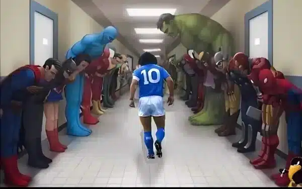 والپیپر مارادونا با طراحی هنری و کیفیت 4K