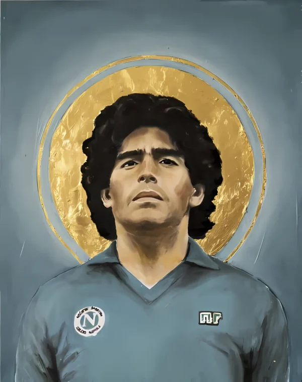 والپیپر مارادونا با طراحی هنری و کیفیت 4K