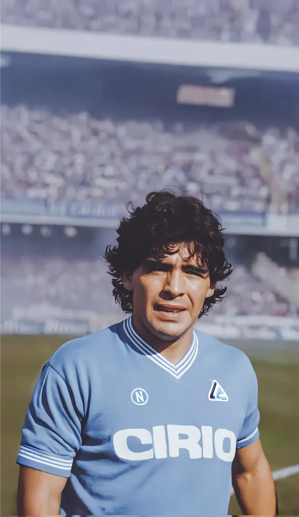 تصویر مارادونا در لحظه گل افسانه‌ای به انگلیس