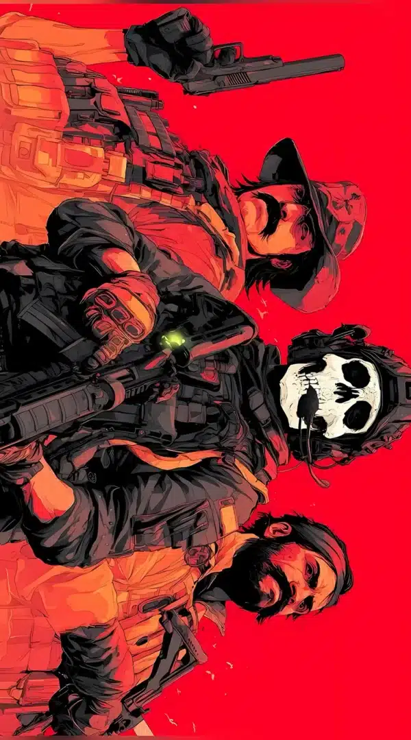 پس زمینه از شخصیت های محبوب بازی کالاف دیوتی