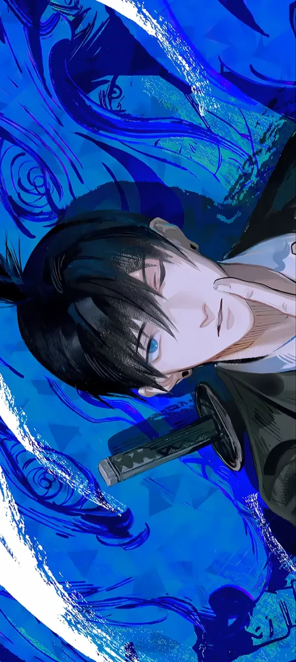 والپیپر مرد اره ای آکی