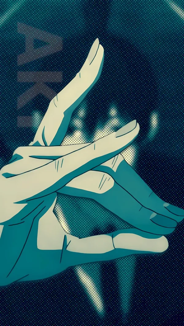 والپیپر مرد اره ای آکی