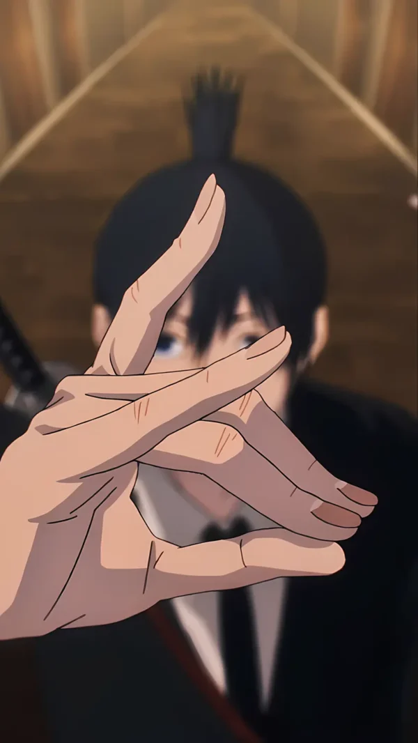 والپیپر مرد اره ای آکی