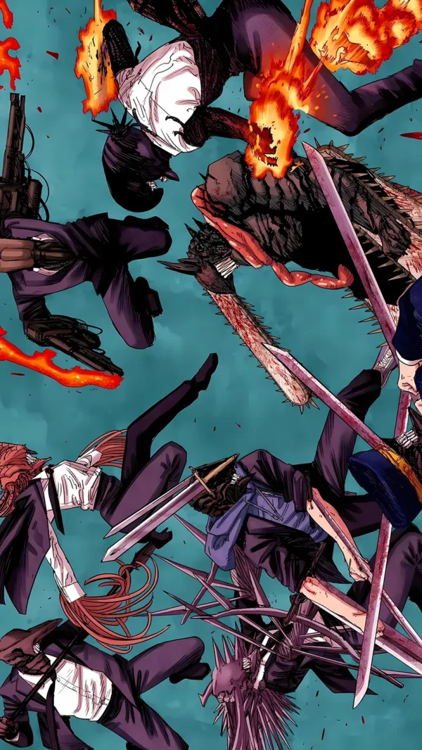 والپیپر مرد اره ای گروهی