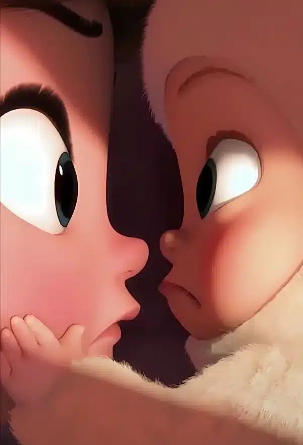 عکس دو نفره بچه رئیس و برادرش تیم