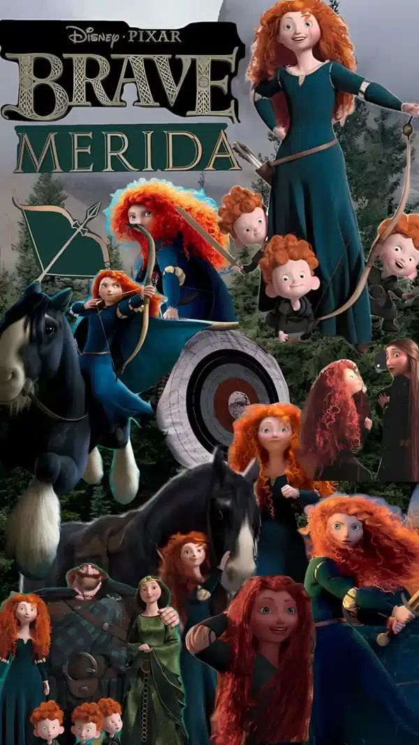 پوستر انیمیشن دلاور با حضور تمام شخصیت‌ها