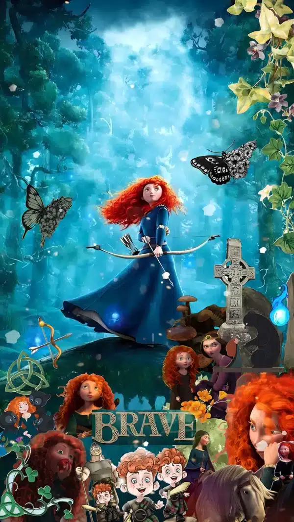 پوستر انیمیشن دلاور با حضور تمام شخصیت‌ها