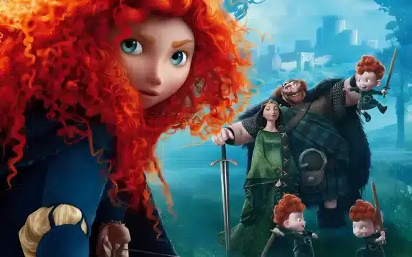 پوستر انیمیشن دلاور با حضور تمام شخصیت‌ها