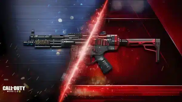 تصویر گرافیکی اسکین متیک و تفنگ خاص در کالاف موبایل