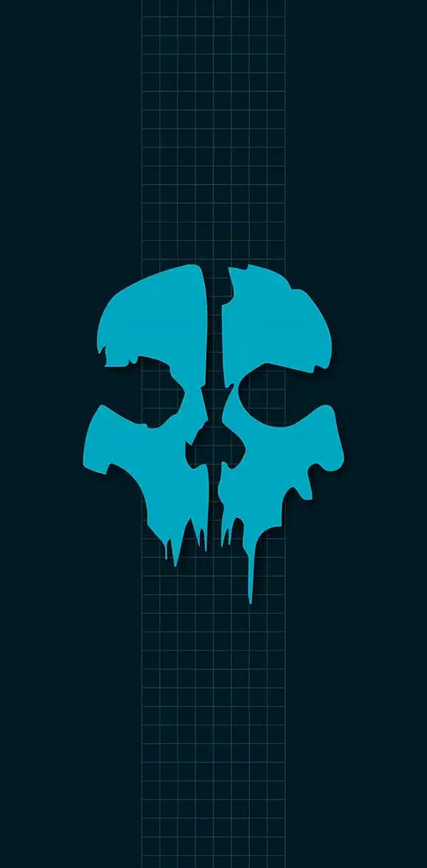 لوگو بازی کالاف دیوتی با ماسک گوست