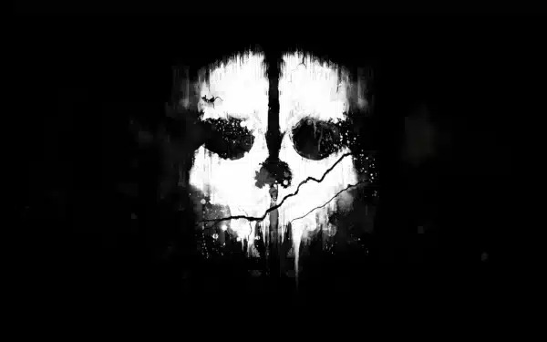 لوگو بازی کالاف دیوتی با ماسک گوست