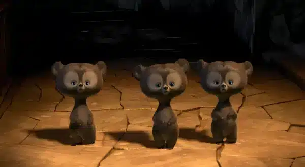 عکس بامزه سه برادر مریدا که تبدیل به خرس شده‌اند