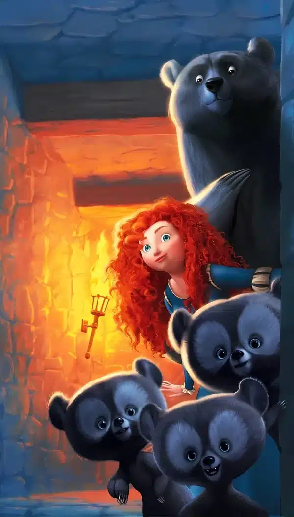 عکس بامزه سه برادر مریدا که تبدیل به خرس شده‌اند