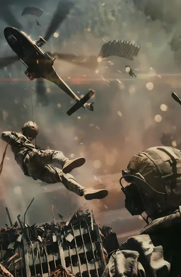 پس زمینه از صحنات هیجان انگیز بازی کالاف دیوتی