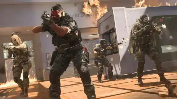 پس زمینه از صحنات هیجان انگیز بازی کالاف دیوتی