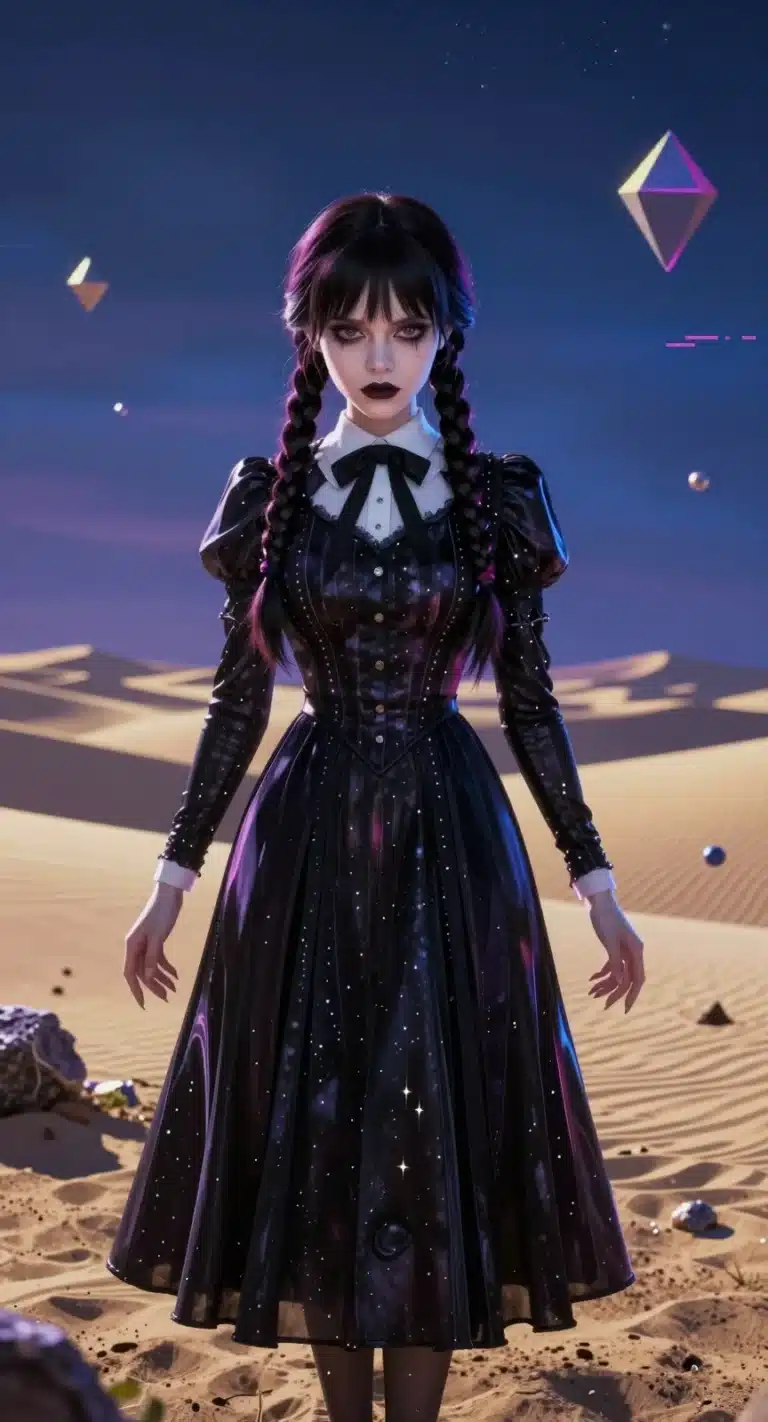 دانلود والپیپر انیمه‌ای ونزدی آدامز با طرح WED45 | کالامتوس