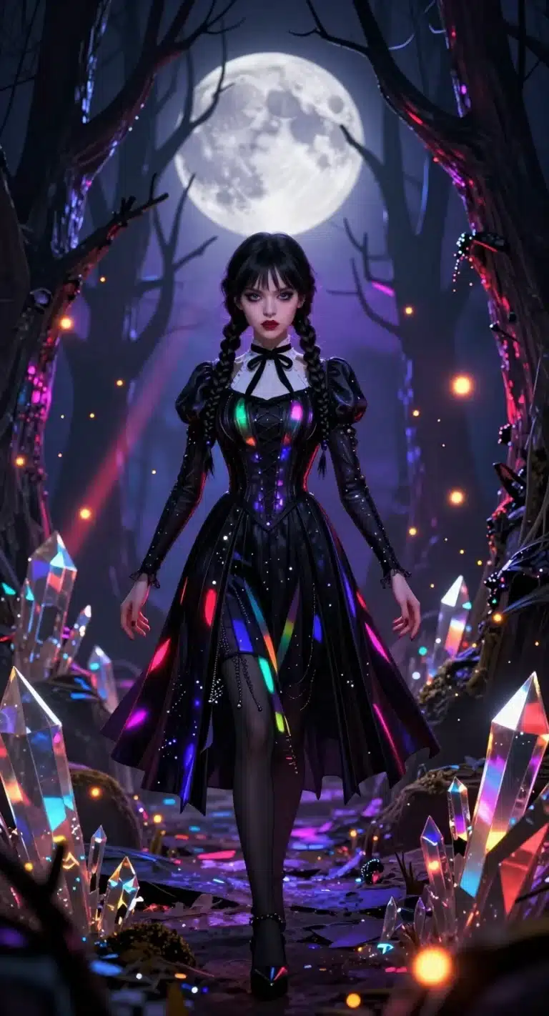 دانلود والپیپر انیمه 8K ونزدی آدامز در جنگل جادویی | مدل WED47