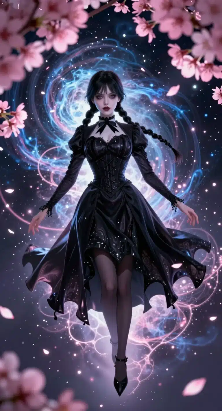 دانلود والپیپر انیمه‌ای ونزدی آدامز در فضا | مدل WED48