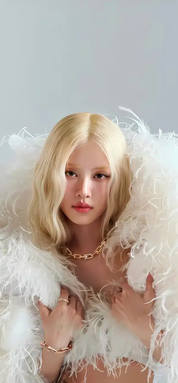 عکس رزی بلک پینک با موهای بلوند