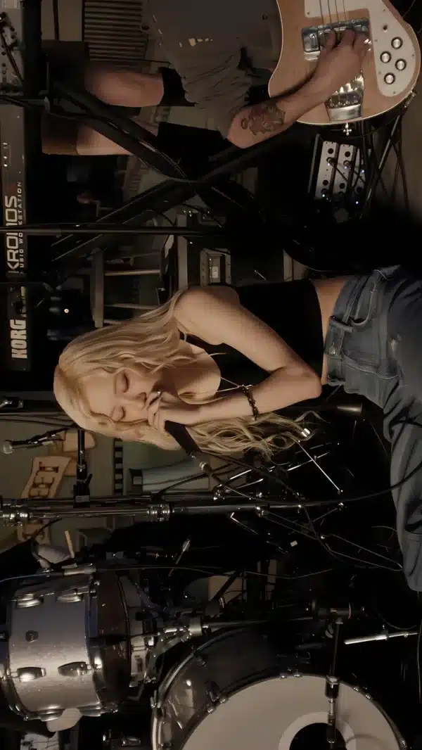 عکس رزی بلک پینک با موهای بلوند