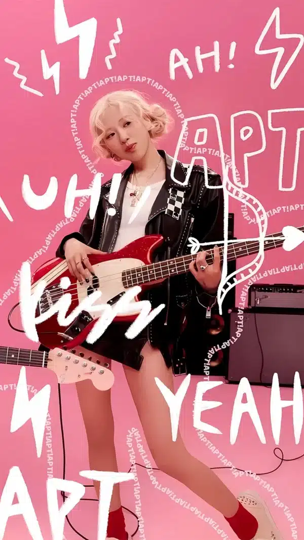 عکس رزی بلک پینک با موهای بلوند