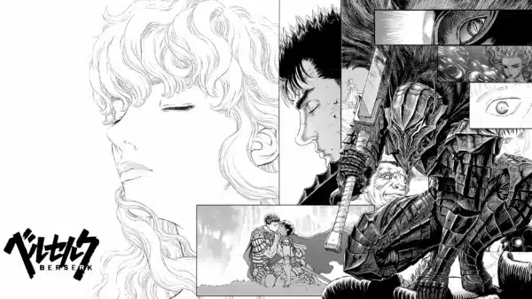 والپیپر برزرک سبک مانگا سیاه و سفید