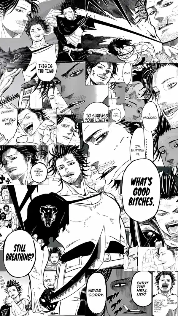 والپیپر مانگا بلک کلاور