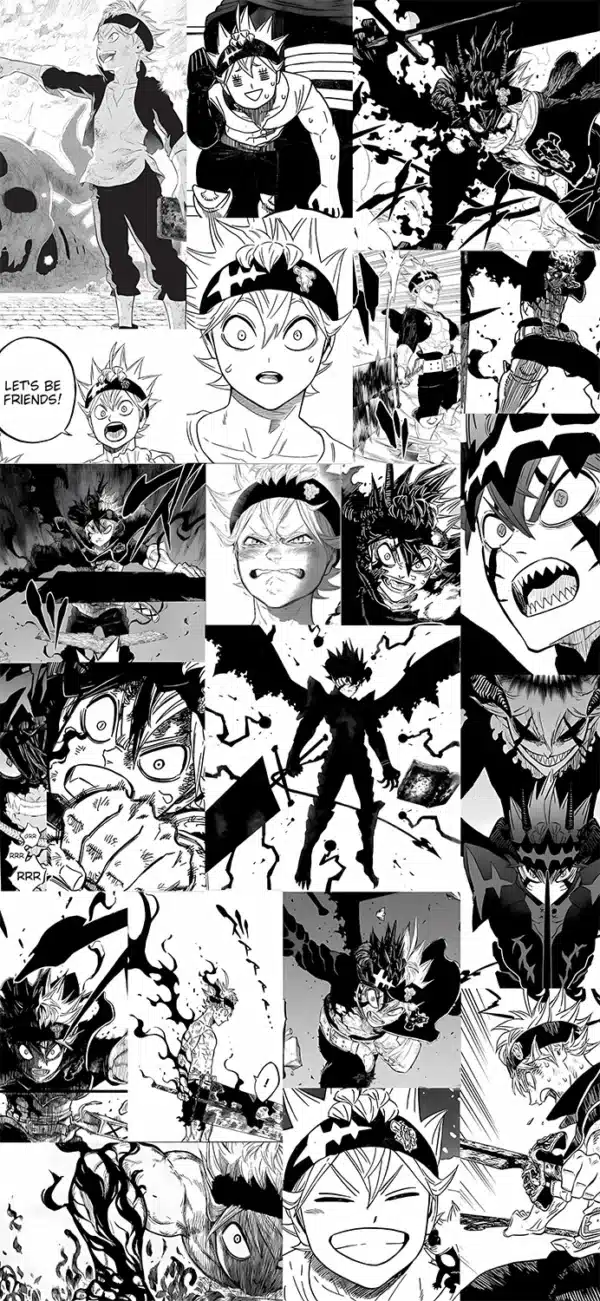 والپیپر مانگا بلک کلاور