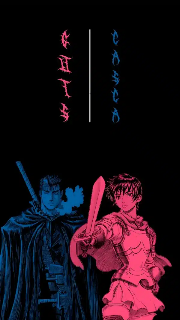 والپیپر برزرک عاشقانه و غمگین گاتس و کاسکا