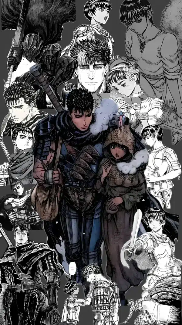 والپیپر برزرک عاشقانه و غمگین گاتس و کاسکا