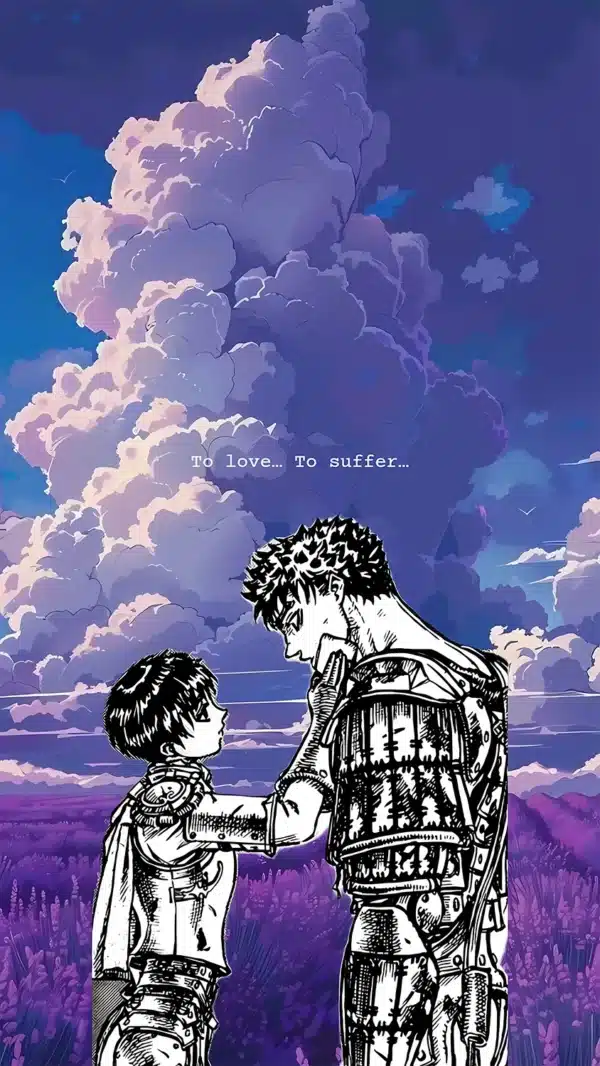 والپیپر برزرک عاشقانه و غمگین گاتس و کاسکا