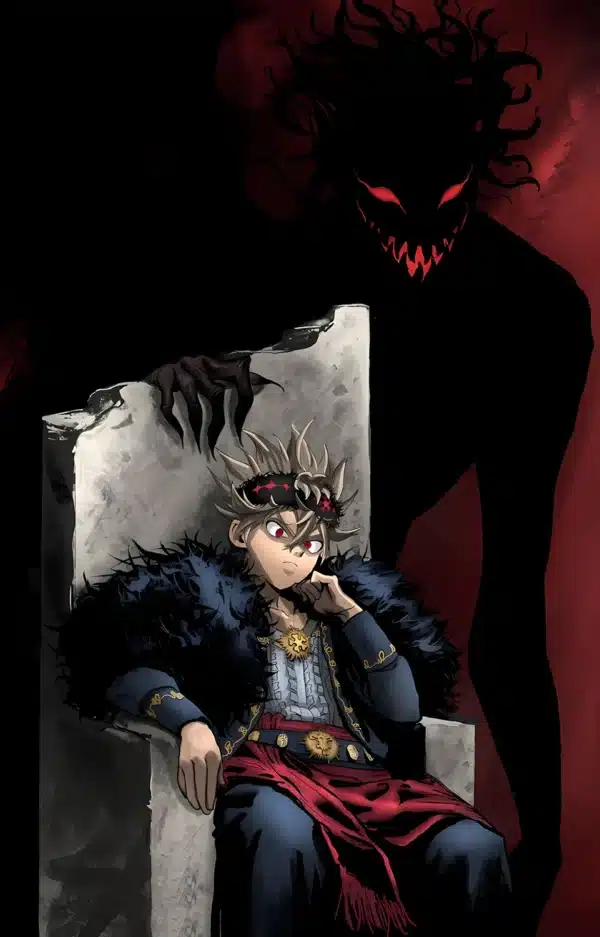 والپیپر بلک کلاور حالت شیطانی آستا با شمشیر