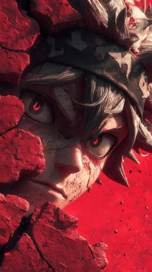 والپیپر بلک کلاور حالت شیطانی آستا با شمشیر