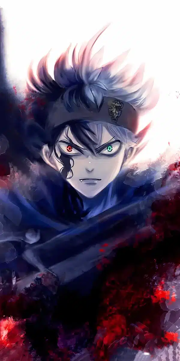 والپیپر بلک کلاور حالت شیطانی آستا با شمشیر