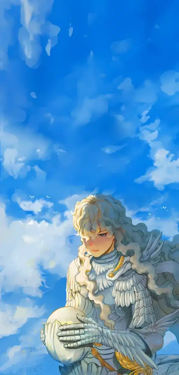 والپیپر برزرک شخصیت گریفیث با زره سفید