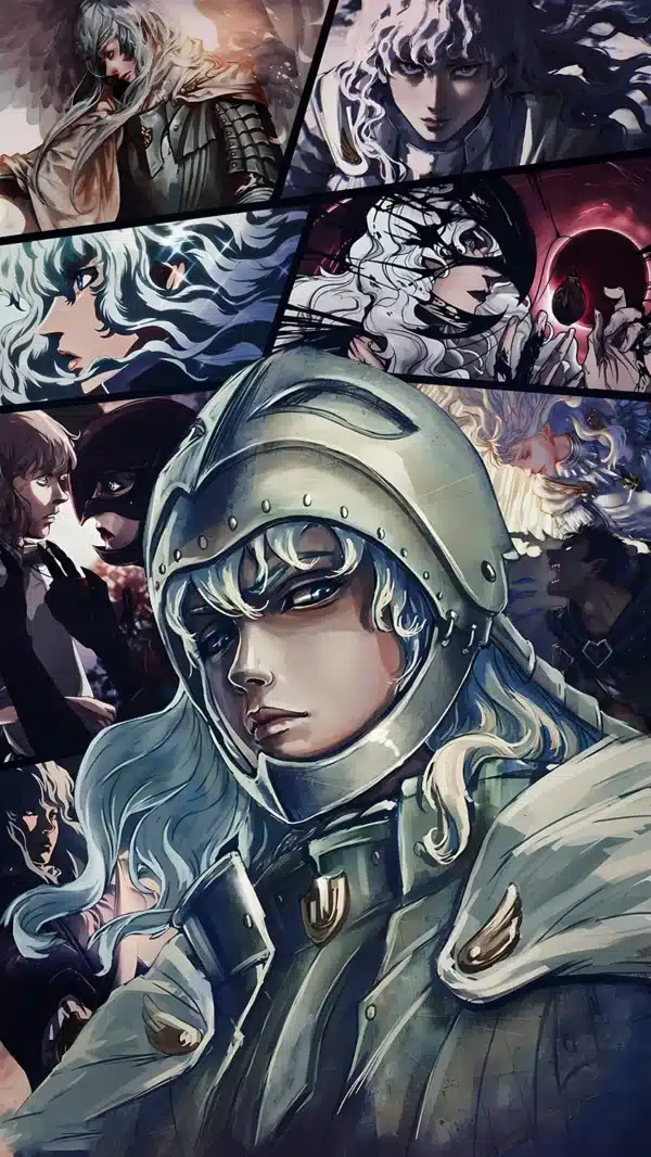 والپیپر برزرک شخصیت گریفیث با زره سفید