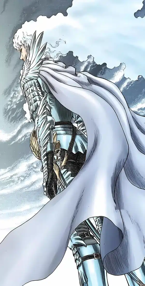 والپیپر برزرک شخصیت گریفیث با زره سفید