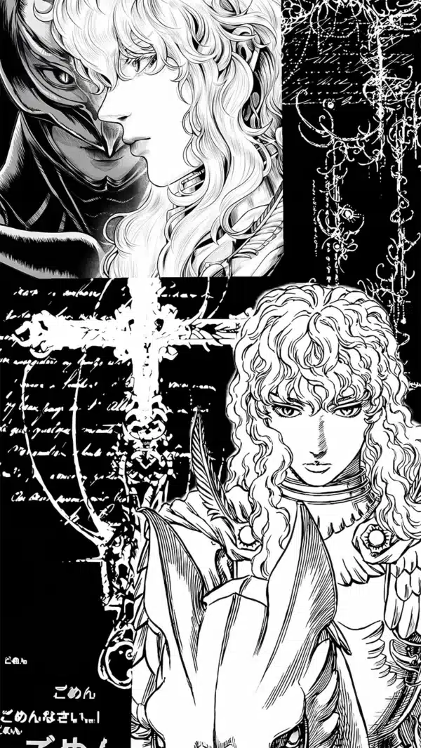 والپیپر برزرک شخصیت گریفیث با زره سفید