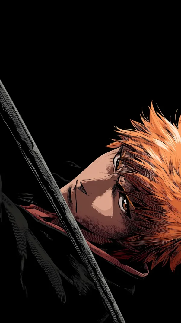 والپیپر بلیچ ایچیکو کوروساکی با موهای نارنجی