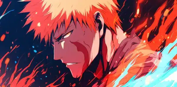 والپیپر بلیچ ایچیکو کوروساکی با موهای نارنجی