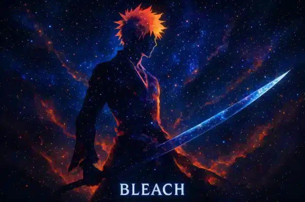 والپیپر بلیچ ایچیکو کوروساکی با موهای نارنجی