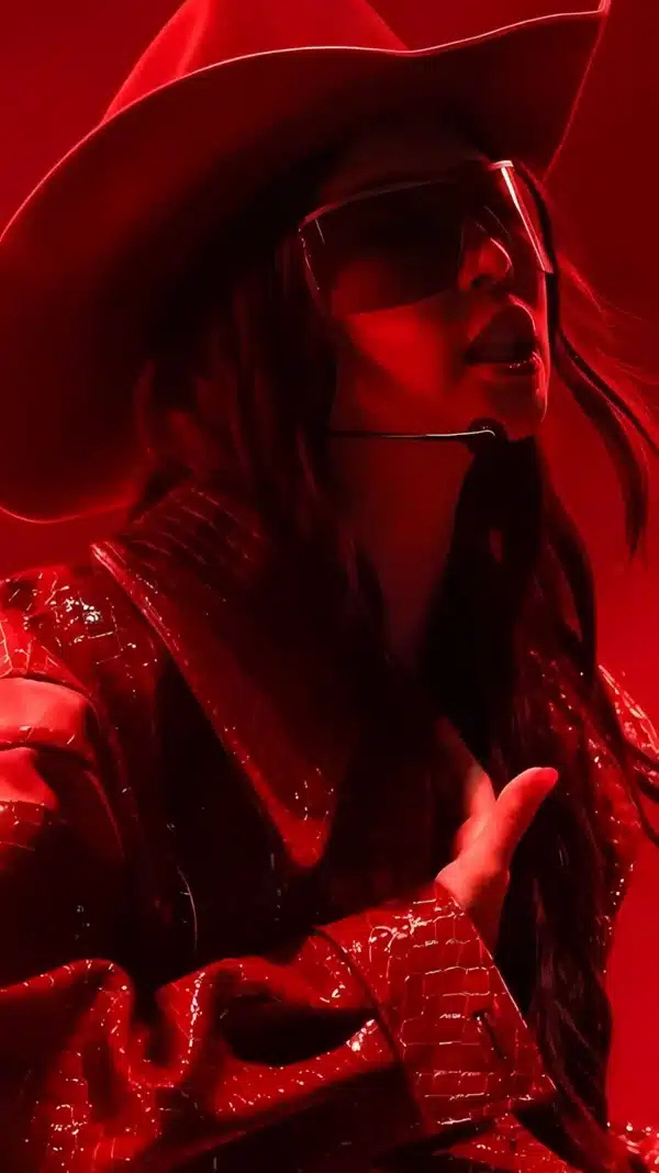 والپیپر بلک پینک جنی با استایل شیک و جذاب