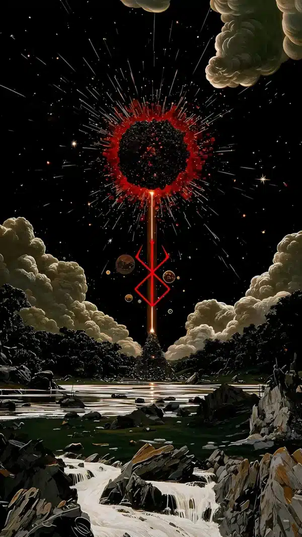 والپیپر برزرک با نشان برند قربانی قرمز