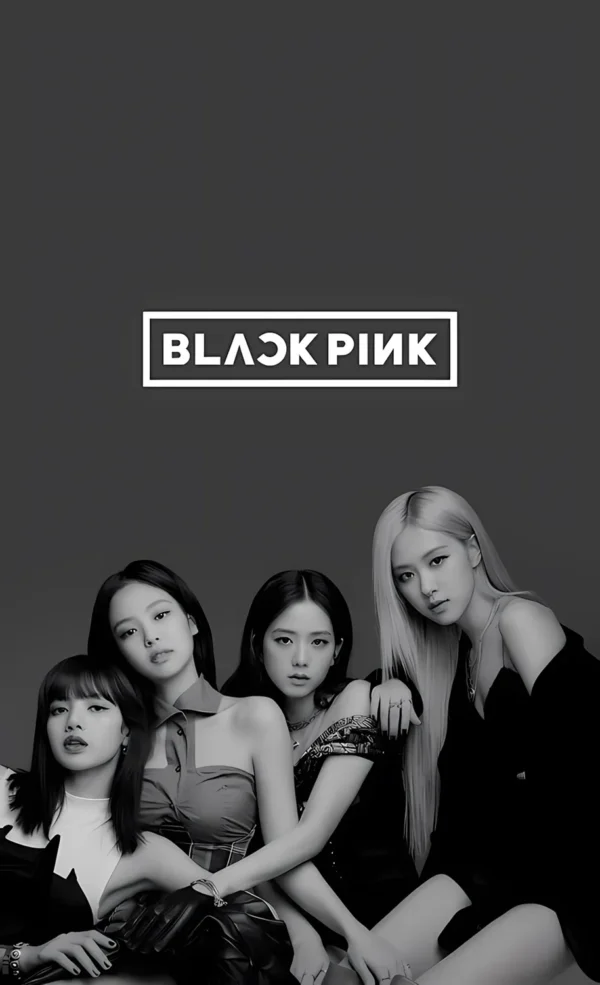 والپیپر بلک پینک عکس گروهی چهار نفره