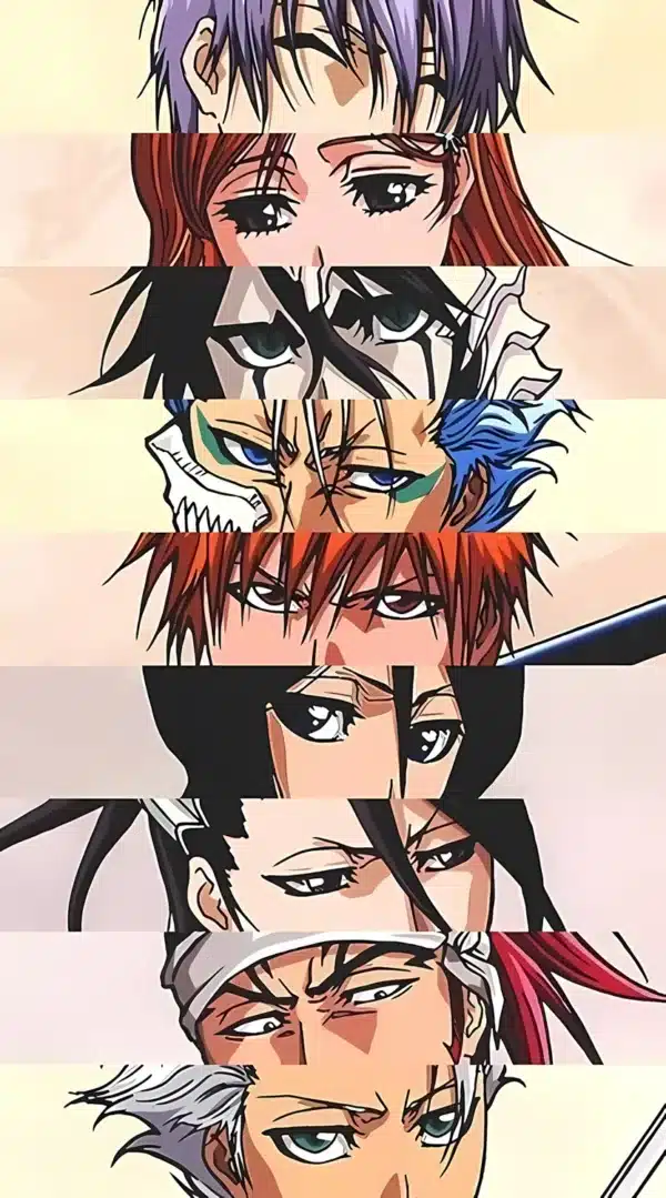 والپیپر اعضای انیمه بلیچ در یه قاب