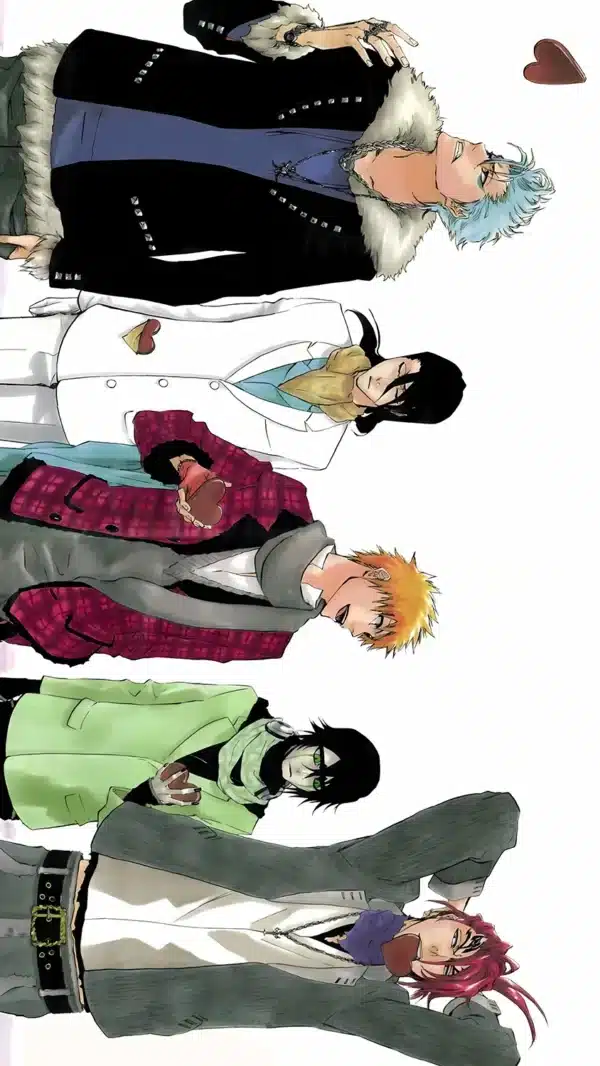 والپیپر اعضای انیمه بلیچ در یه قاب